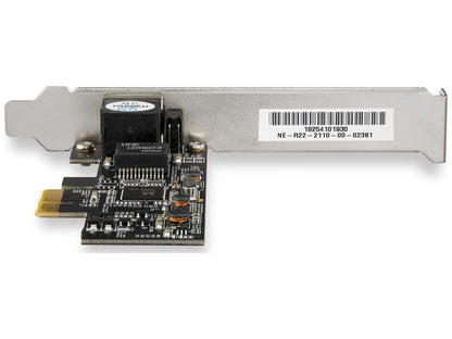 Startech.Com 1 Port Pcie Network Card - 2.5Gbps 2.5Gbase-T Pcie Ne
