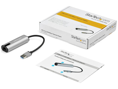 Startech.Com 2.5Gbe Usb A To Ethernet Adapter, Nbase-T Nic, Usb 3.