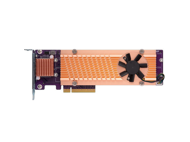 Tarjeta de expansión SSD PCIe QNAP Quad M.2; admite hasta cuatro M.2 de 228 GB