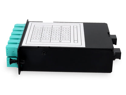 Cassette 4 baies supplémentaire 2Xmpo vers 12Xlc Duplex Om4
