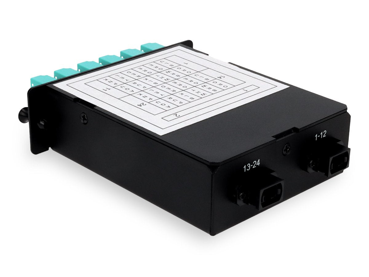 Cassette 4 baies supplémentaire 2Xmpo vers 12Xlc Duplex Om4