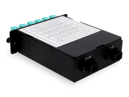 Cassette 4 baies supplémentaire 2Xmpo vers 12Xlc Duplex Om4