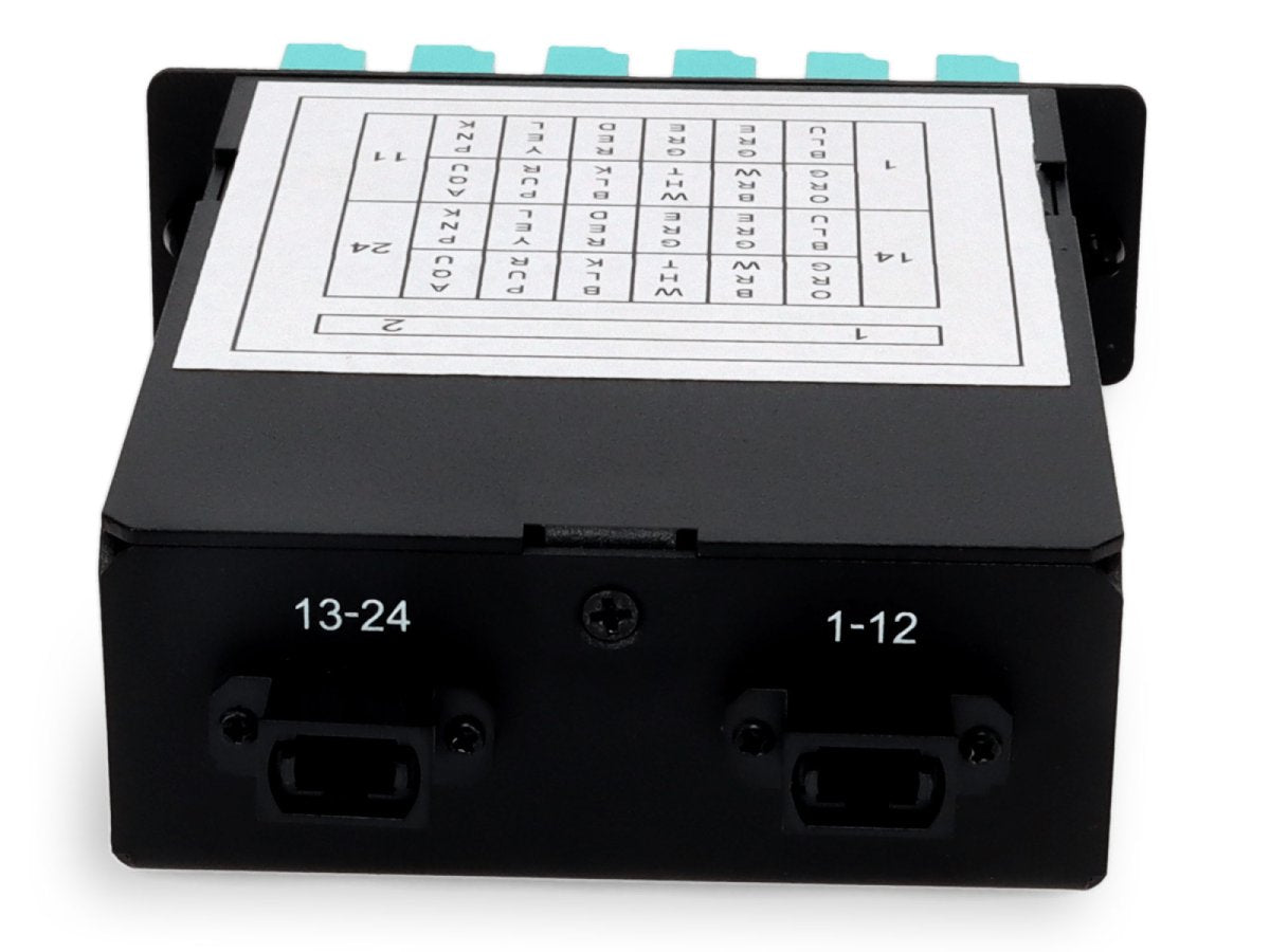 Cassette 4 baies supplémentaire 2Xmpo vers 12Xlc Duplex Om4