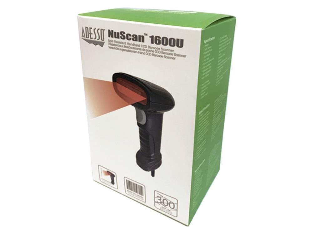 Escáner de código de barras portátil 1D (USB)