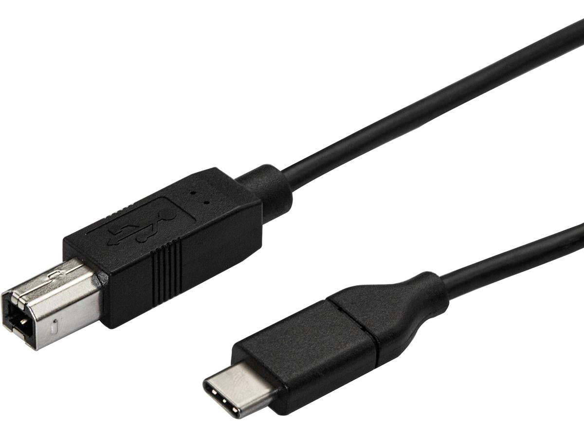 Startech.Com Usb C To Usb B Printer Cable - 1.6 Ft / 0.5M - Usb C