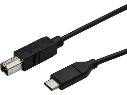 Startech.Com Usb C To Usb B Printer Cable - 1.6 Ft / 0.5M - Usb C