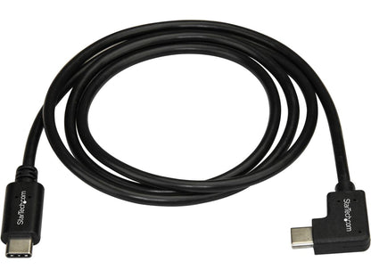 Startech.Com Right Angle Usb-C Cable - 1M / 3 Ft - Reversible - M/