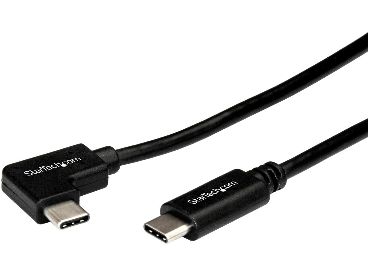 Startech.Com Right Angle Usb-C Cable - 1M / 3 Ft - Reversible - M/