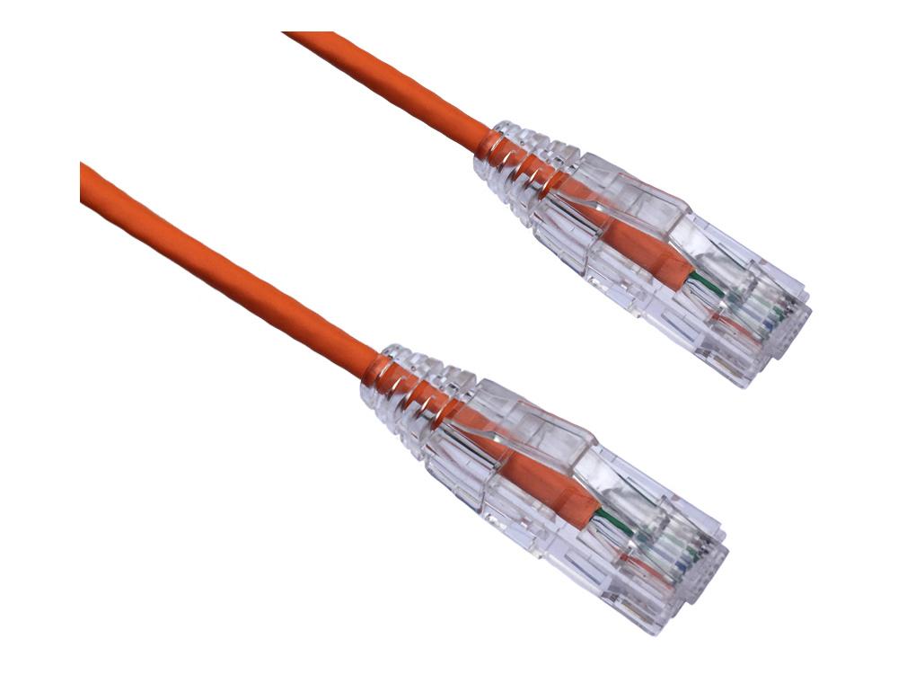 Câble de raccordement ultra-fin sans accroc Axiom Cat6 Bendnflex 7 pieds 550 MHz (O