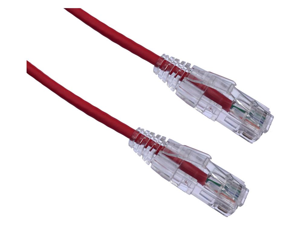 Cable 30Ft Cat6 Bendnflex Ultra-Thin Red