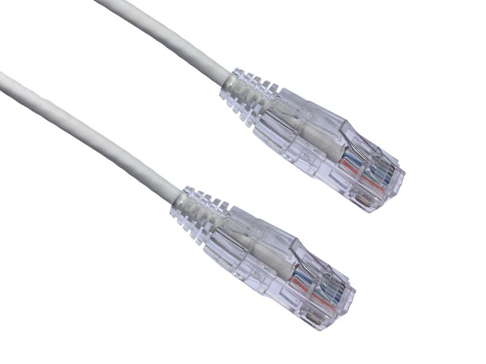 Axiom 100Ft Cat6A Bendnflex Ultra-Thin Snagless Patch Cable 650Mhz