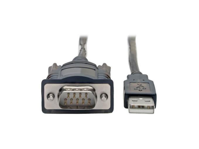 Eaton Tripp Lite Series Rs232 To Usb Adapter Cable With Com Retent