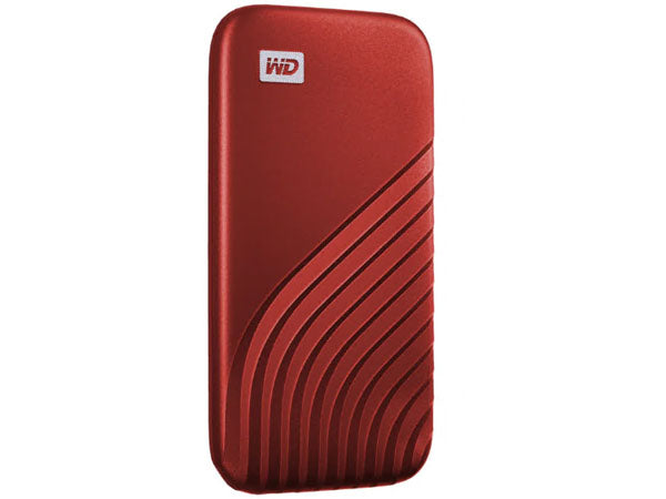 Disque SSD externe portable WD My Passport 1 To, rouge