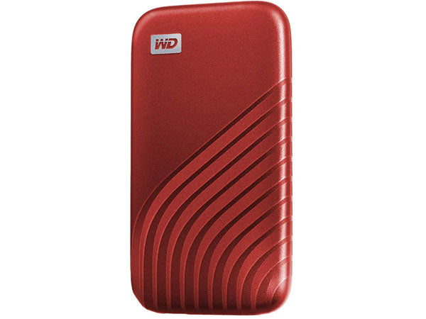 Disque SSD externe portable WD My Passport 1 To, rouge