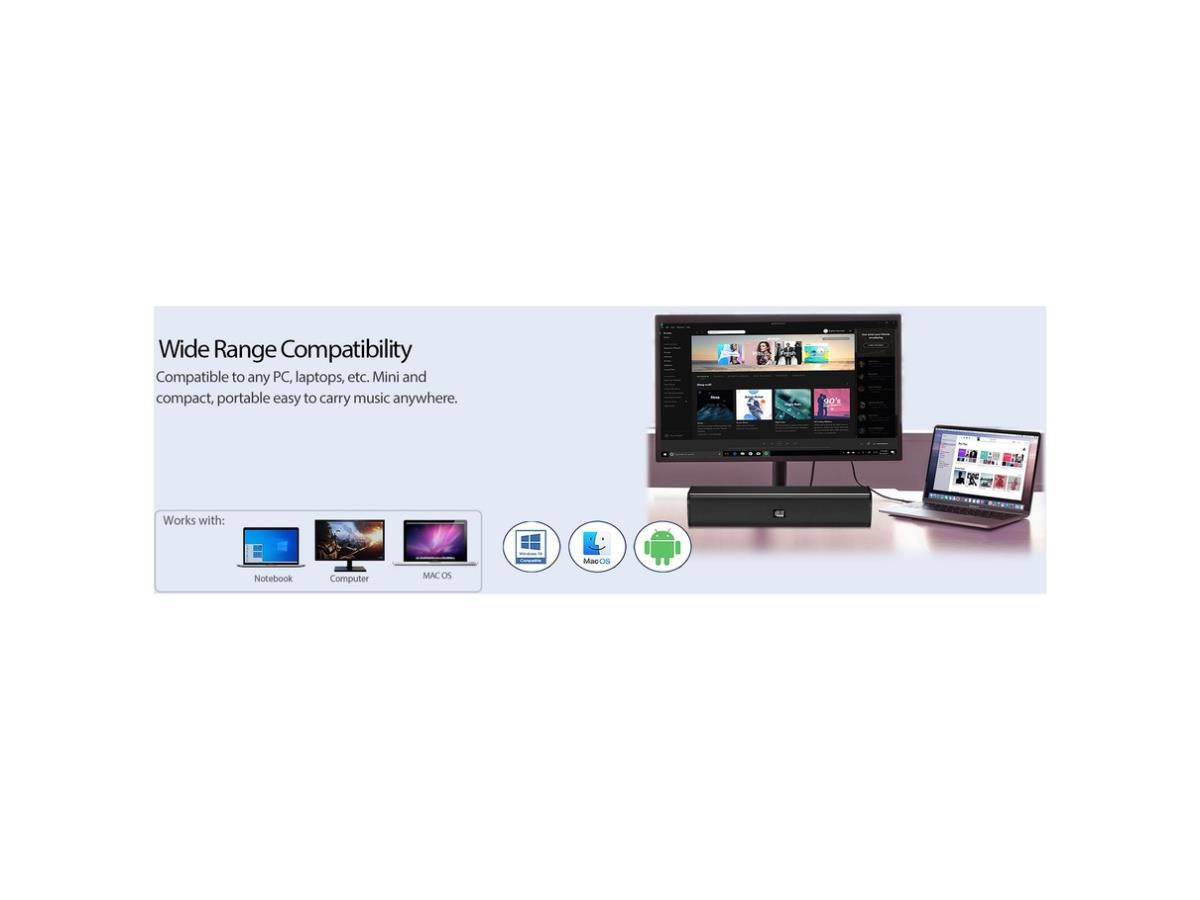 5W 2 Usb Sound Bar Speaker