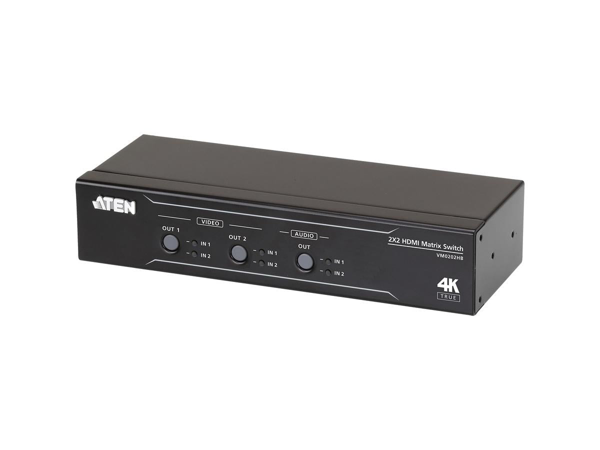 Switch 2X2 True 4K Hdmi Matrix Audio