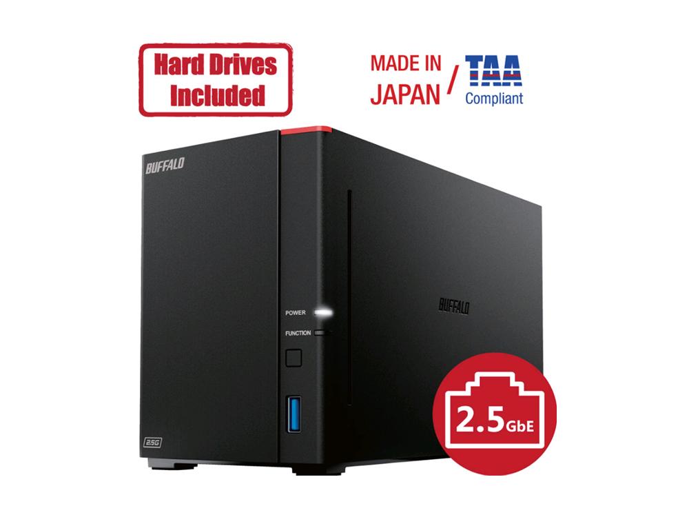 Buffalo Linkstatoin Soho 720Db 16Tb Hard Drives Included (2 X 8Tb,
