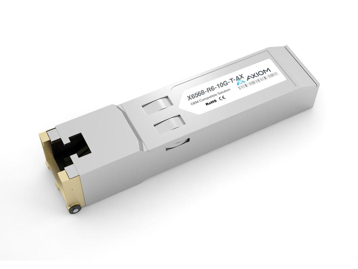Émetteur-récepteur SFP+ Axiom 10Gbase-T pour Netapp – X6568-R6-10G-T