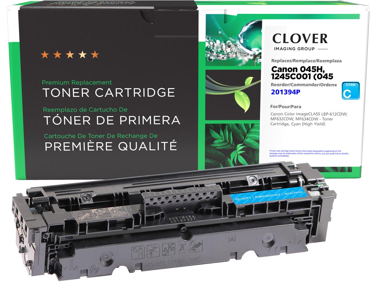 Cartucho de tóner cian remanufacturado de alto rendimiento Clover Imaging para