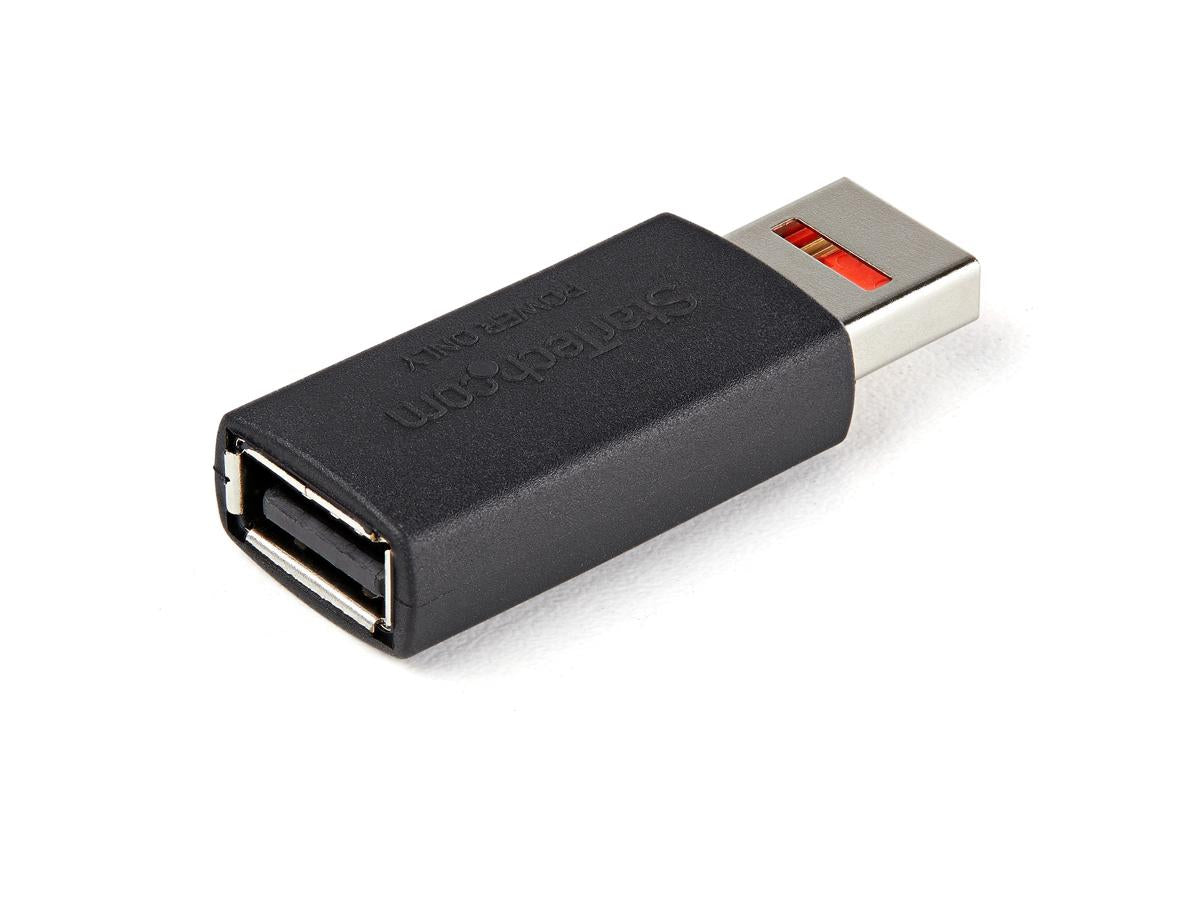 Startech.Com Secure Charging Usb Data Blocker Adapter, Male To Fem