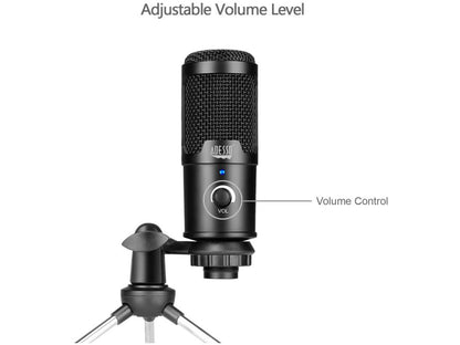 Cardioid Usb Microphone With Tripod Stand