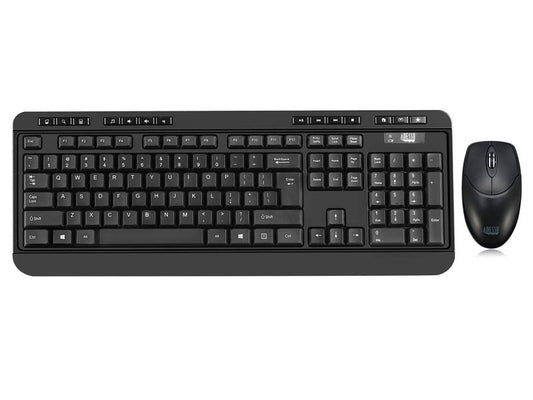 Adesso Antimicrobial Wrls Keyboard & Mouse Combo French Canadian