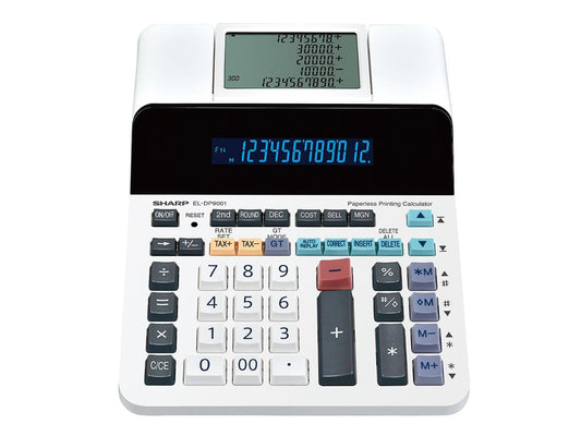 Calculadora de impresión sin papel Sharp Eldp9001