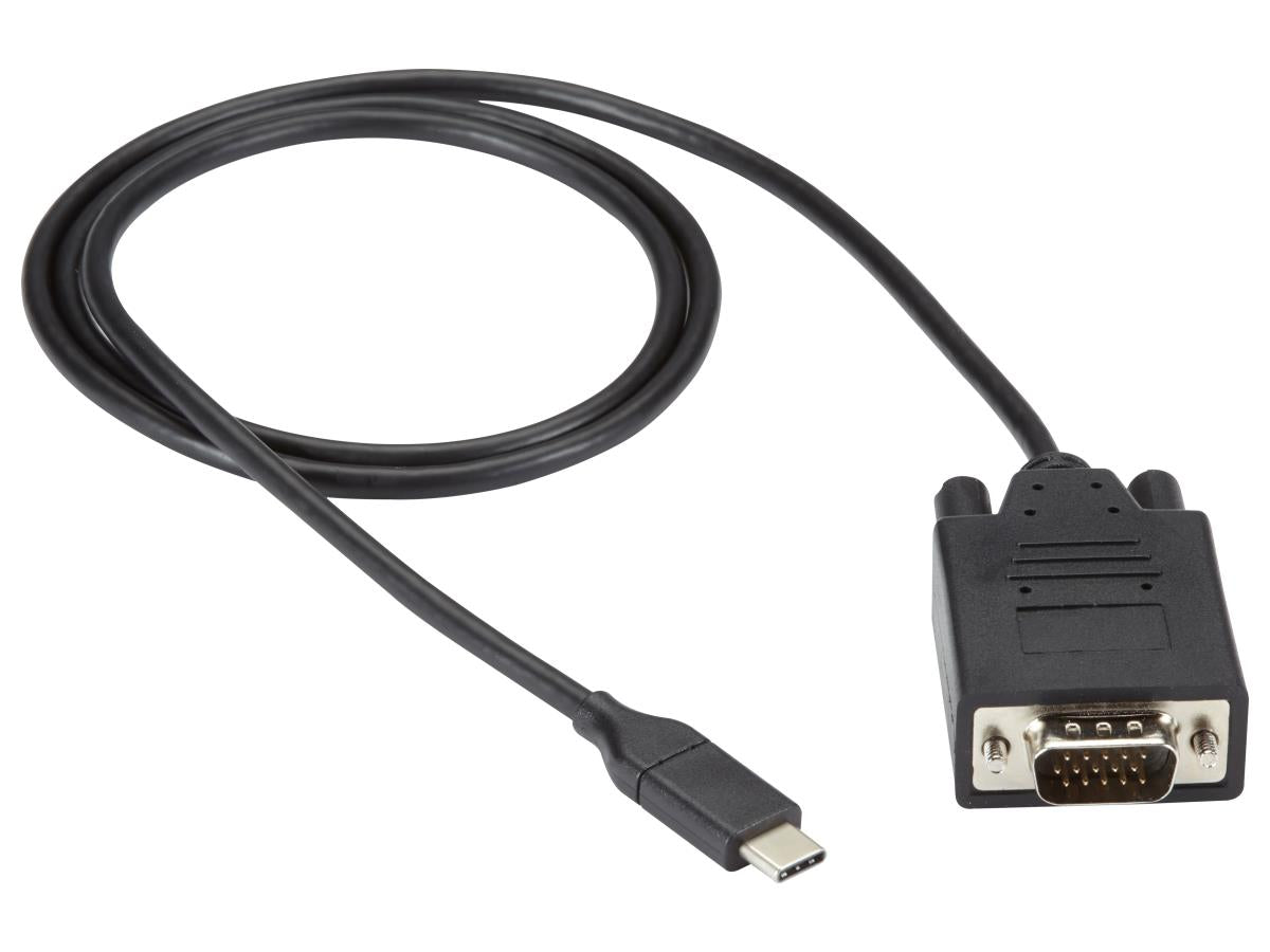 Black Box Corp Usbc To Vga Cable, 3Ft