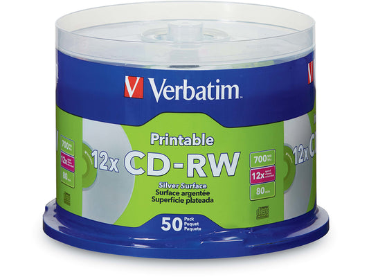 Cd-Rw 80M/700Mb 2X-4X Dlp  Ij 50Pk Slv
