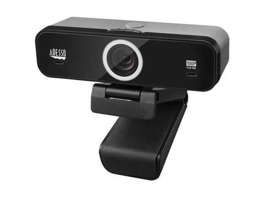 Adesso 1080P Hd Webcam With Build In Adjustable Fov Audio/Video Pr