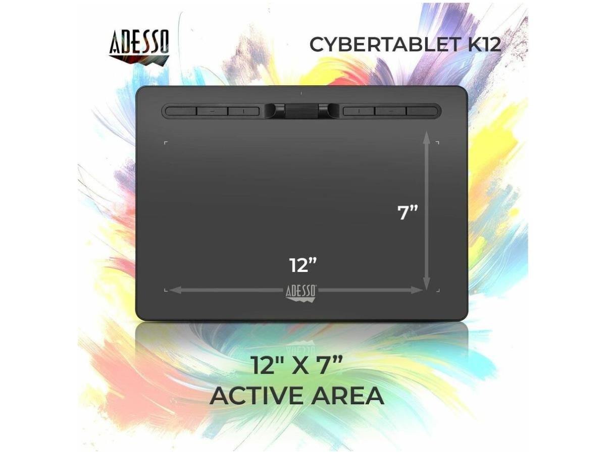 Adesso 12 X 7 Wide Screen Graphic Tablet