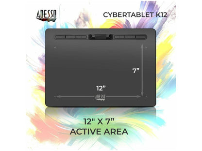 Adesso 12 X 7 Wide Screen Graphic Tablet