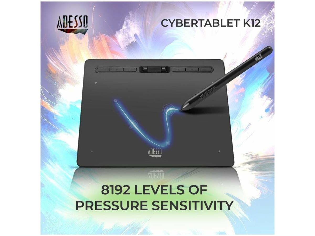 Adesso 12 X 7 Wide Screen Graphic Tablet