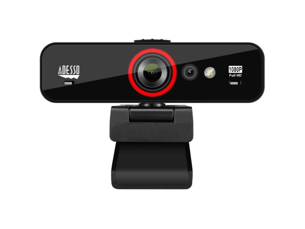 Webcam HD Adesso 1080P avec reconnaissance faciale Windows Hello Build-I