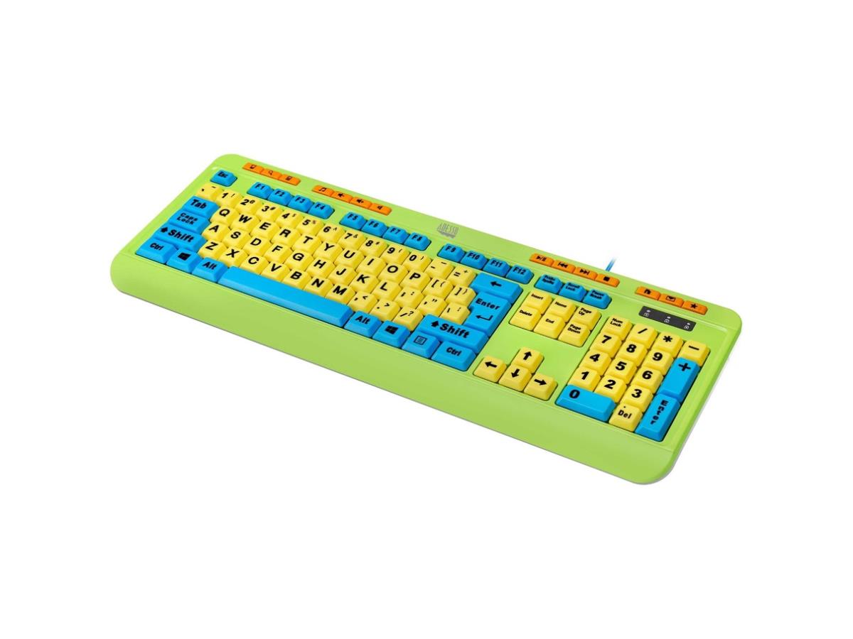 Adesso Antimcrbial Dktp Mltimed Keybd & Mse Cmb F/ Kids