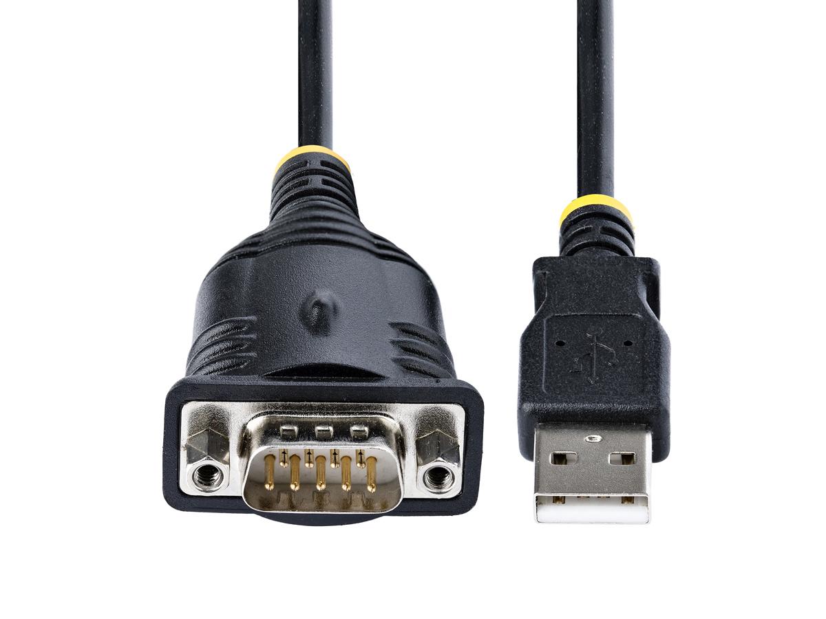 Startech.Com 3Ft (1M) Usb To Serial Cable, Db9 Male Rs232 To Usb C