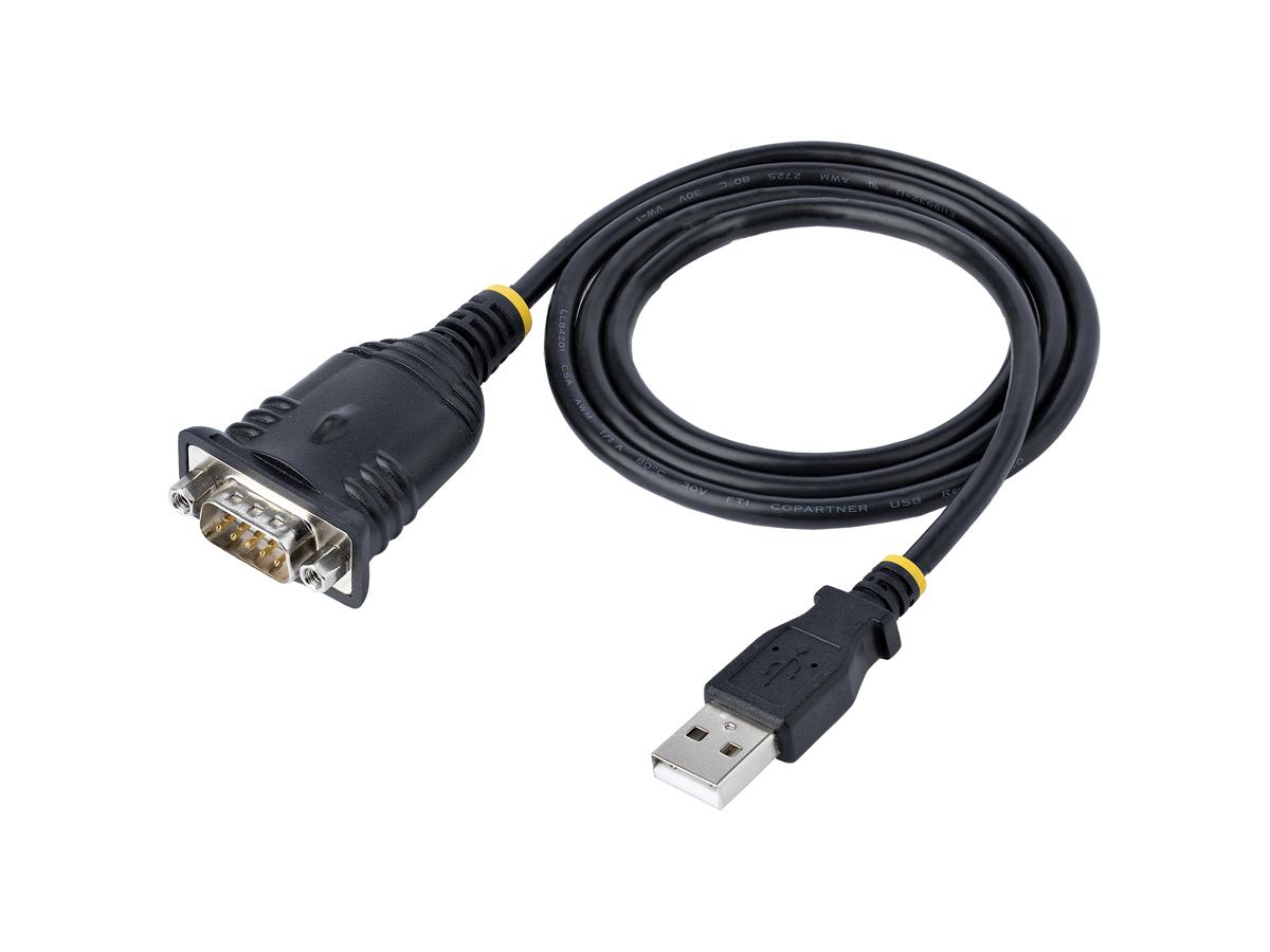 Startech.Com 3Ft (1M) Usb To Serial Cable, Db9 Male Rs232 To Usb C