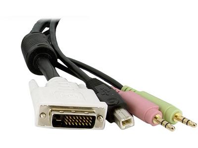 Startech.Com 1 5Ft / 4M 4-In-1 Usb Dual Link Dvi-D Kvm Switch Cabl