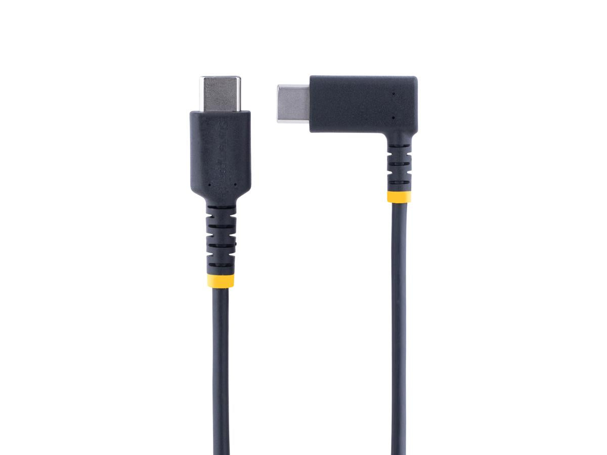 Cable de carga USB C Startech.Com de 1 m (3 pies) en ángulo recto, 60 W, PD 3 A