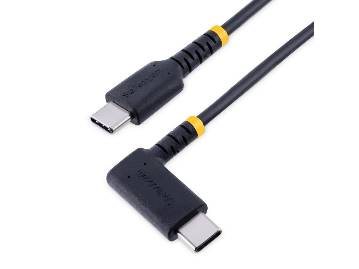 Cable de carga USB C Startech.Com de 1 m (3 pies) en ángulo recto, 60 W, PD 3 A