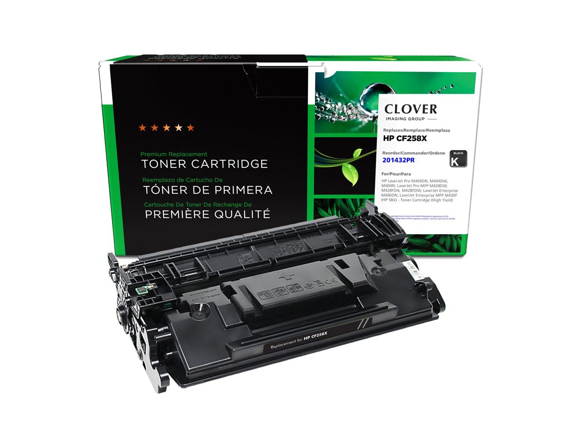 Cartouche de toner haute capacité reconditionnée Clover Imaging pour HP CF