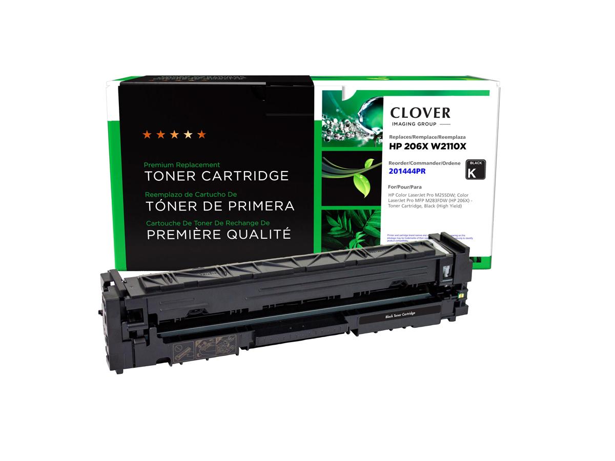Cartouche de toner noir haute capacité reconditionnée Clover Imaging pour