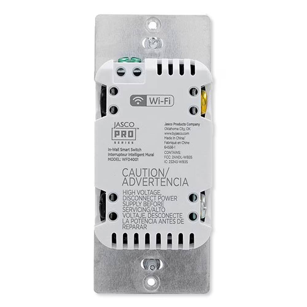 JascoPro WiFi In-Wall Smart On/Off Switch (64556)