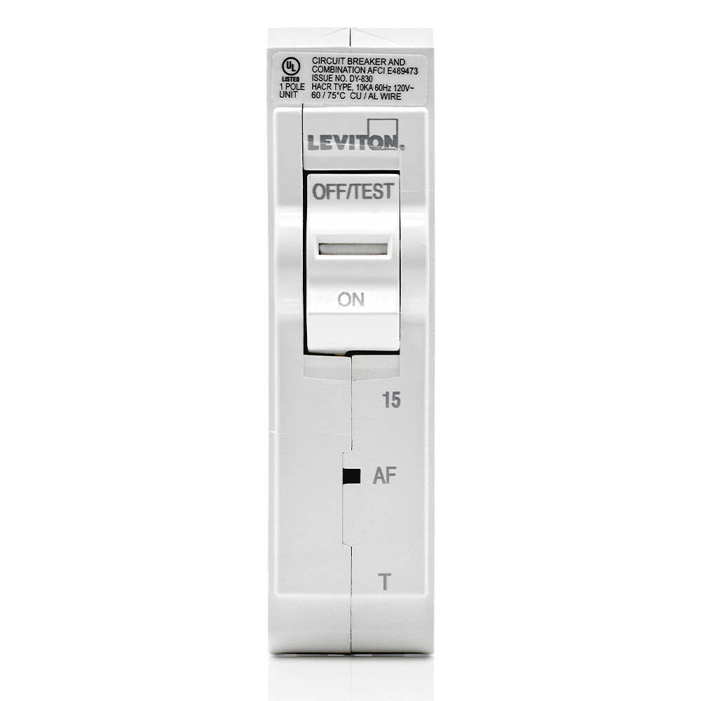 Leviton Branch Circuit Breaker AFCI 1P 15A 120V 10KA Thermal (LB115-AFT)