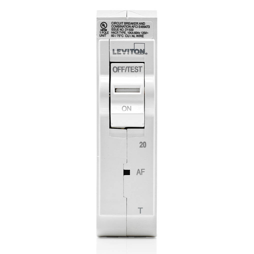 Leviton Branch Circuit Breaker 20A 1 Pole Thermal AFCI (LB120-AFT)