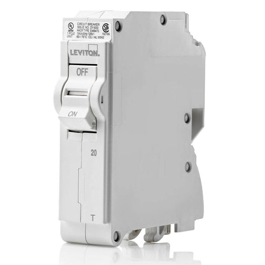 Disyuntor Leviton STD 1P 20A 120V 10KA, térmico (LB120-T)