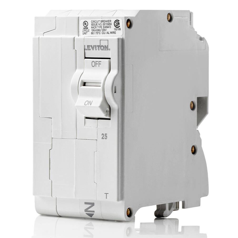 Disjoncteur de dérivation Leviton STD 2P 25 A 120/240 V, thermique (LB225-T)