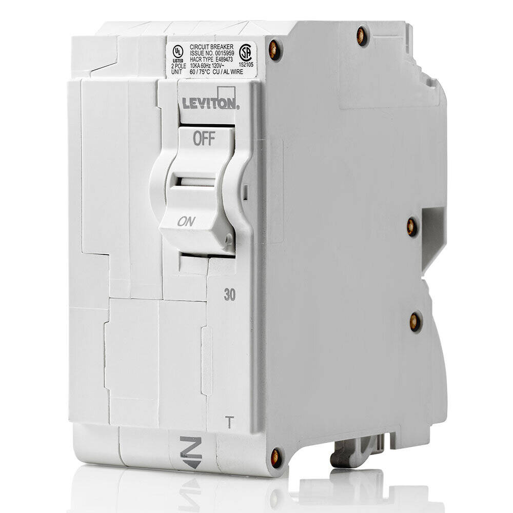 Disyuntor Leviton STD 2P 30A 120/240V 10KA, térmico (LB230-T)