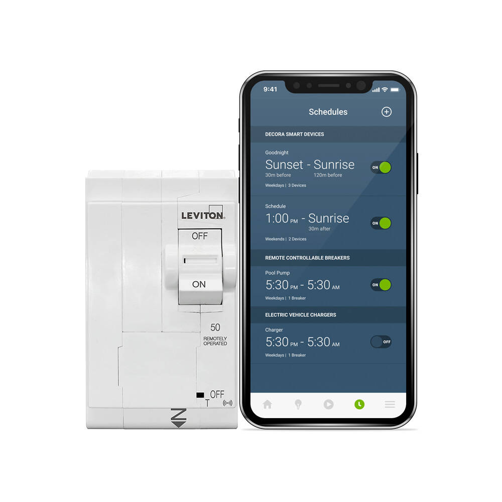Leviton Branch Circuit Breaker 50A 2-POLE Smart, 2nd Gen (LB250-ST)