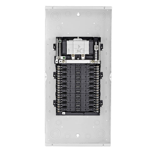 Centre de charge intérieur Leviton NEMA1, disjoncteur principal 100 A, 20 emplacements, porte standard (LP210-BDC)
